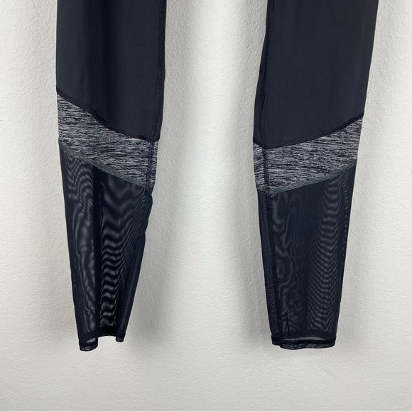 Lululemon Black Heathered Gray If You’re Lucky Full On Luxtreme Leggings Size 6 - Picture 2 of 5